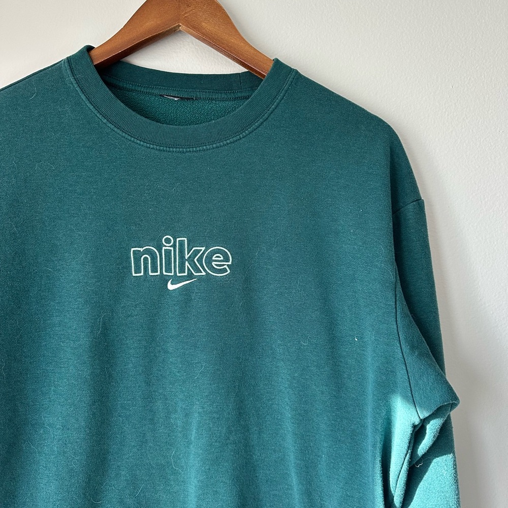 Nike Green Cotton Blend Top